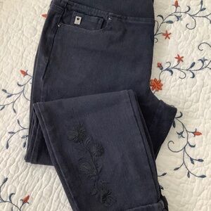 Belle by Kim Gravel Embellished Jeans